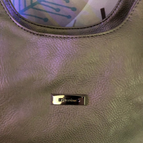 Reflection gold leather handbag - Picture 3 of 5